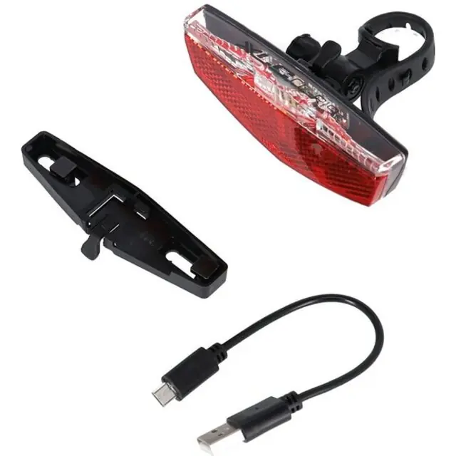 Achterlicht USB Led met Standlicht 50/80mm Aanbieding