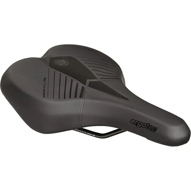 ERGOTEC Ergotec zadel Comfort L medium 265 x 206mm PU zwart Dagaanbieding