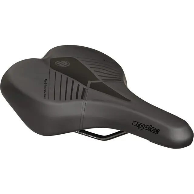 ERGOTEC Ergotec zadel Comfort M soft 265 x 190mm PU zwart Weekendaanbieding