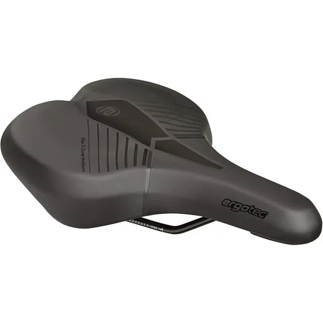 Direct Verzonden ERGOTEC Ergotec zadel Comfort Plus 260 x 218mm PU zwart