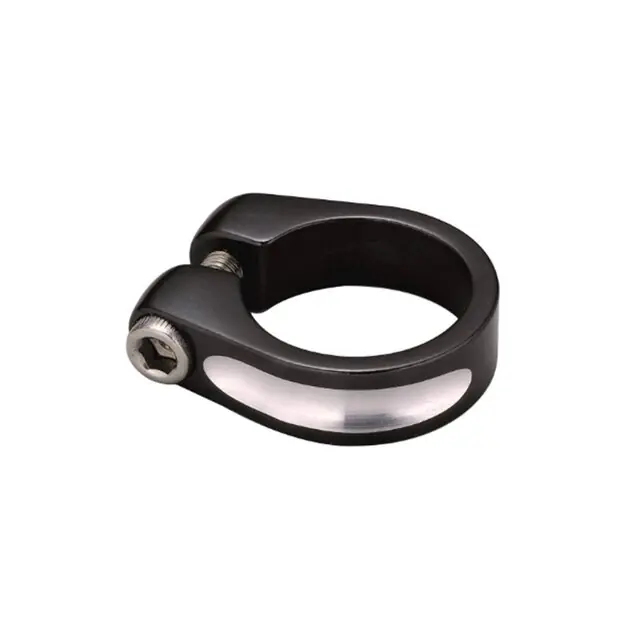 MARWI Union zadelpenklem 28.6mm alu zwart Meest Verkocht