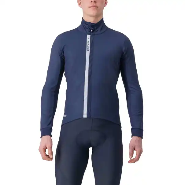 Veilige Betaling Castelli Entrata Jacket Belgian Blue/Silver