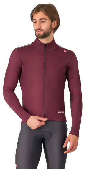 Castelli Espresso Air Jacket Deep Bordeaux Speciale Aanbieding