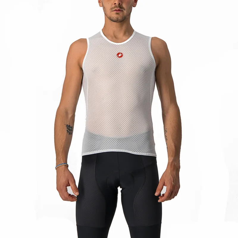 Castelli Pro Issue Ondershirt Mouwloos Wit Gereduceerde Prijs