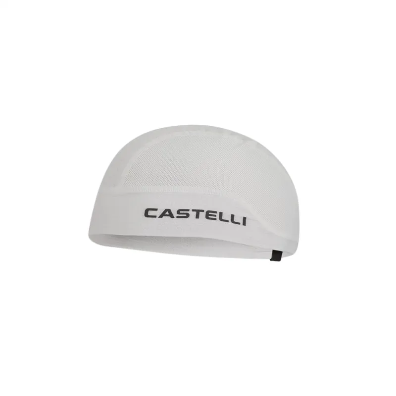 Castelli Skull Cap Zomerpet Wit Unisex Finale Uitverkoop