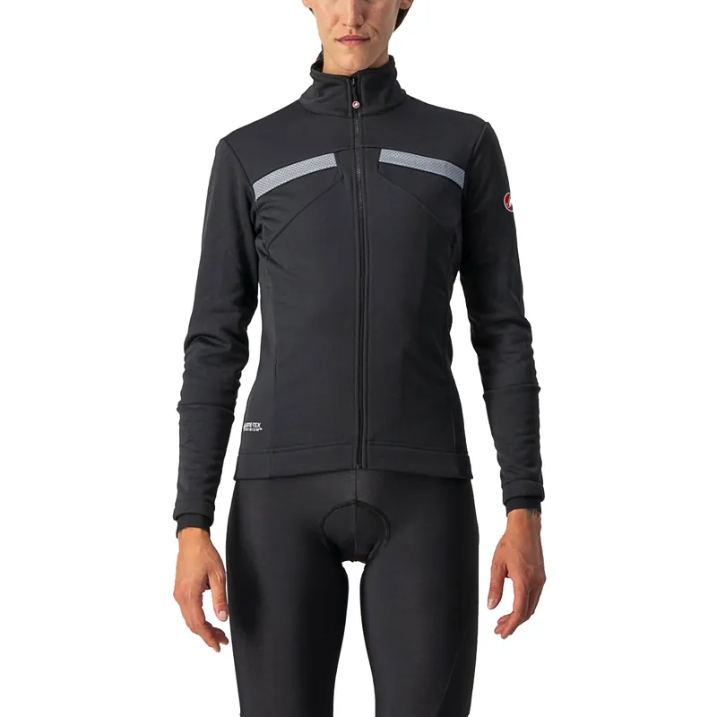 Castelli Dinamica 2 Jacket Dames Zwart/Wit Gratis Retour