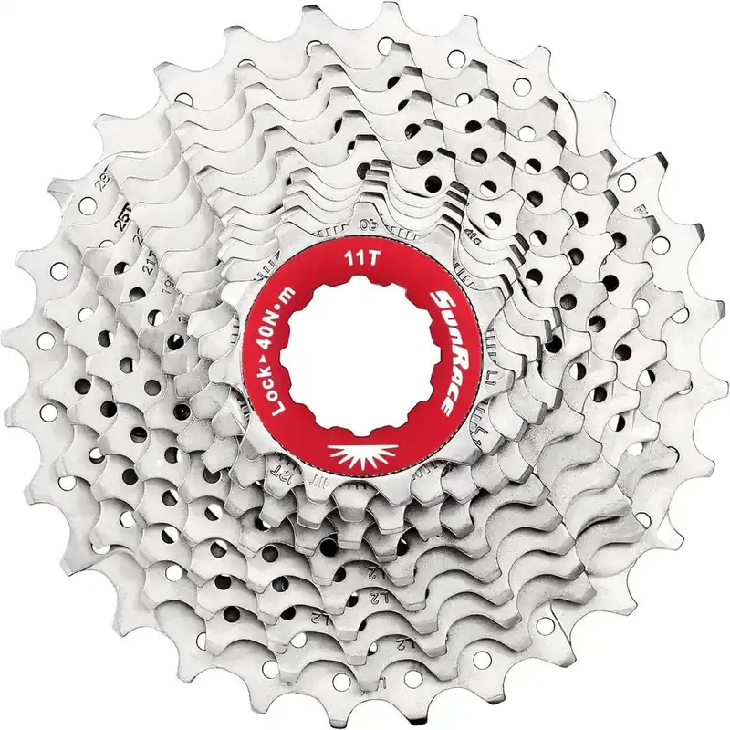 SUNRACE CASSETTE RACE 11 SPEED 11-28T METALLIC SI… kopen? Superprijs