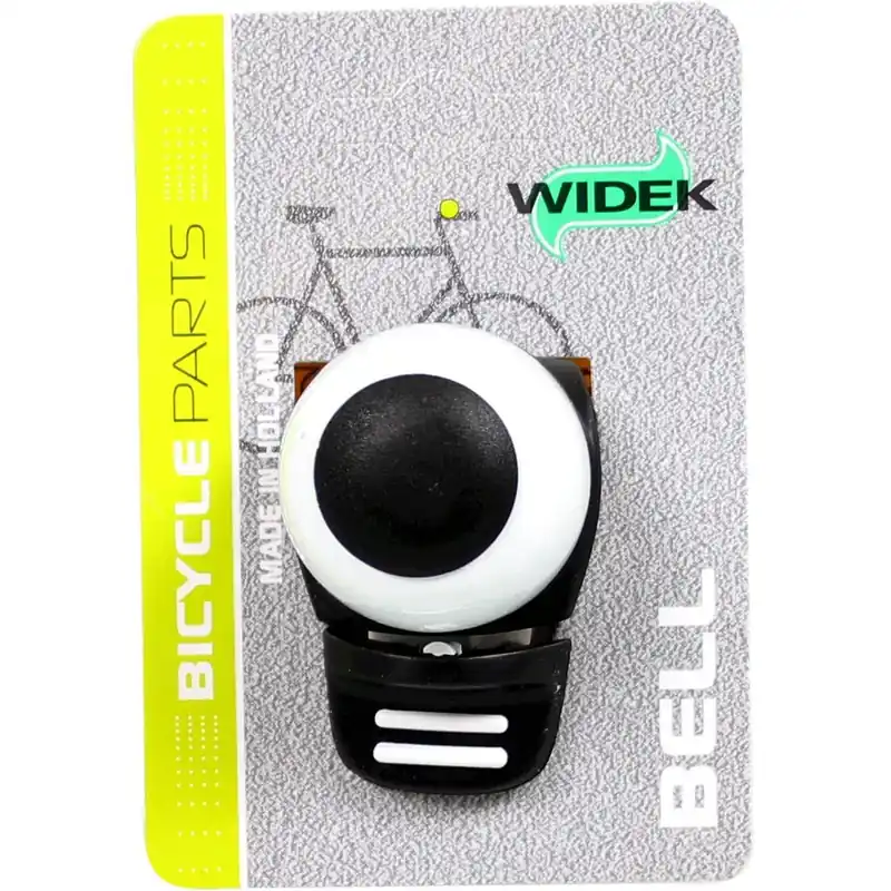 WIDEK Fietsbel Widek Compact 2 - zwart/wit (op kaart) kopen? Betrouwbaar