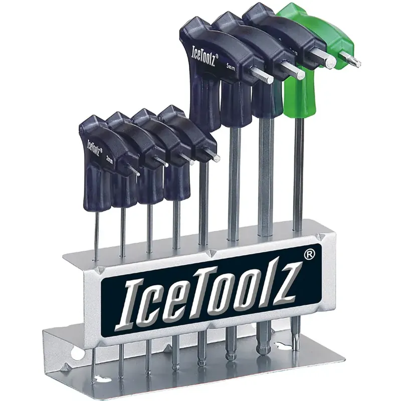 Dagaanbieding ICETOOLZ inbussleutel Twinhead + kogelkop, 8 delig kopen?