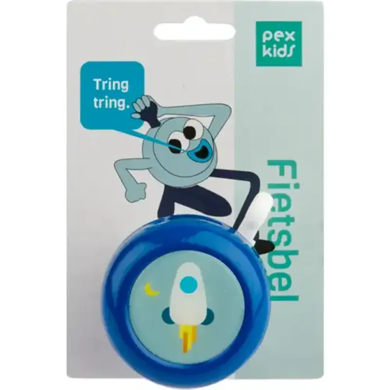Veilige Betaling PEXKIDS Fietsbel PexKids Rocket - blauw/wit kopen?