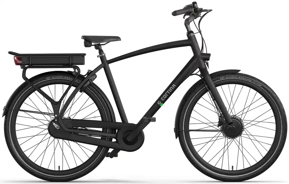 Koop Online Cortina E-Tide Elektrische Herenfiets 28 inch 50cm Voorwielmotor DB7