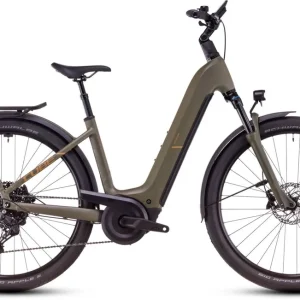 Cube Kathmandu Hybrid Pro 800 Elektrische Damesfiets 28 inch Dusty Olive/Gold 10v Koop Online