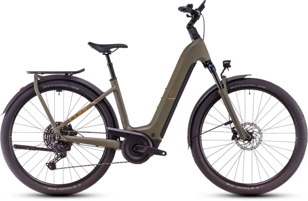 Cube Kathmandu Hybrid Pro 800 Elektrische Damesfiets 28 inch Dusty Olive/Gold 10v Koop Online