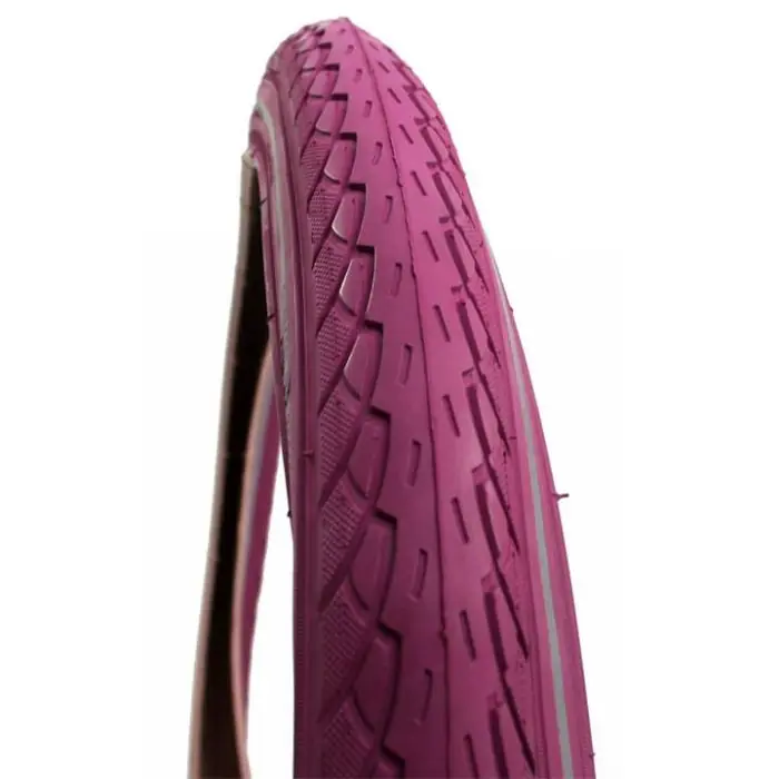 Betaalbaar Deli Tire Buitenband SA-206 22 x 1.75 Paars met Reflectie voor Stadsfietsen