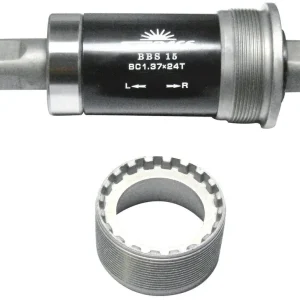 Sunrace trapas 68/127mm BSA stl Zwart Sunrace trapas 68/127mm BSA stl Zwart Gecertificeerd