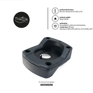 Bobike bevestigingsset / Ahead Plus adapter voorz Zwart Bobike bevestigingsset / Ahead Plus adapter voorz Zwart Bestseller