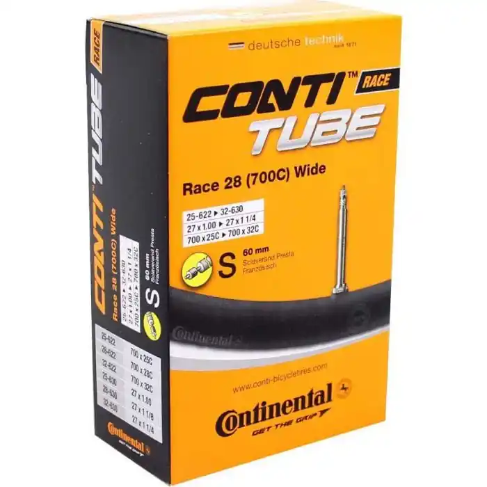Continental Binnenband Race 28 (700C) Wide 28 x 1 - 1 1/4 met Frans Ventiel 60mm kopen Gecertificeerd