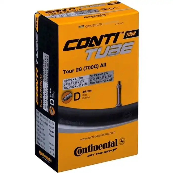 Continental Binnenband Tour 28 - 28 x 1 3/8 met Hollands Ventiel 40mm Merkproduct
