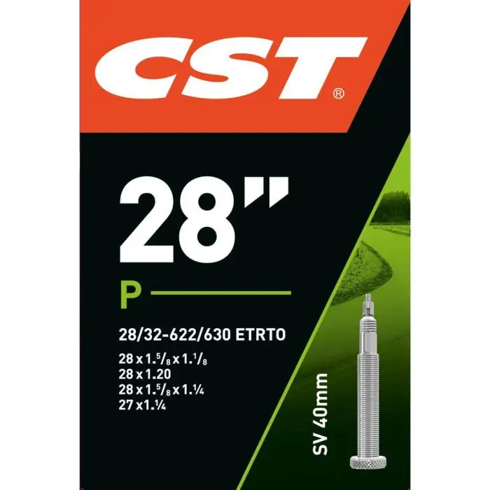 CST Binnenband 28 x 1 1/8 - 1 1/4 met Frans Ventiel 40mm voor 27/28 Inch Fietsen Weekendaanbieding