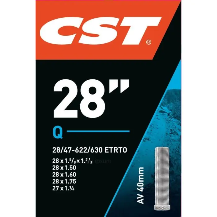 CST Binnenband 28 x 1 3/8 - 1.75 met Auto Ventiel 40mm kopen Alleen Vandaag