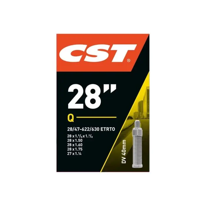 CST Binnenband 28 x 1 3/8 met Hollands Ventiel 40mm - Geschikt voor Diverse Bandenmaat Beperkt Aanbod