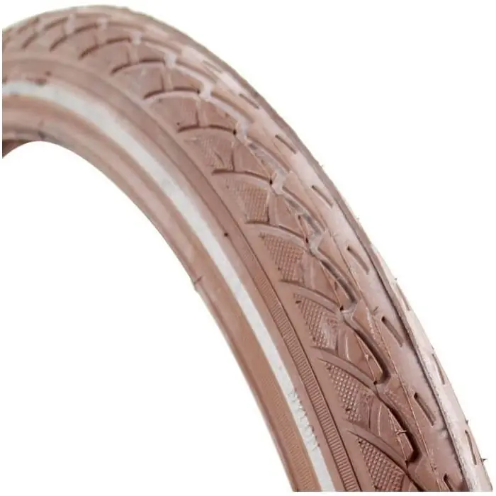 Superprijs Deli Tire Buitenband SA-206 24 x 1.75 Bruin met Reflectie voor Stadsfietsen