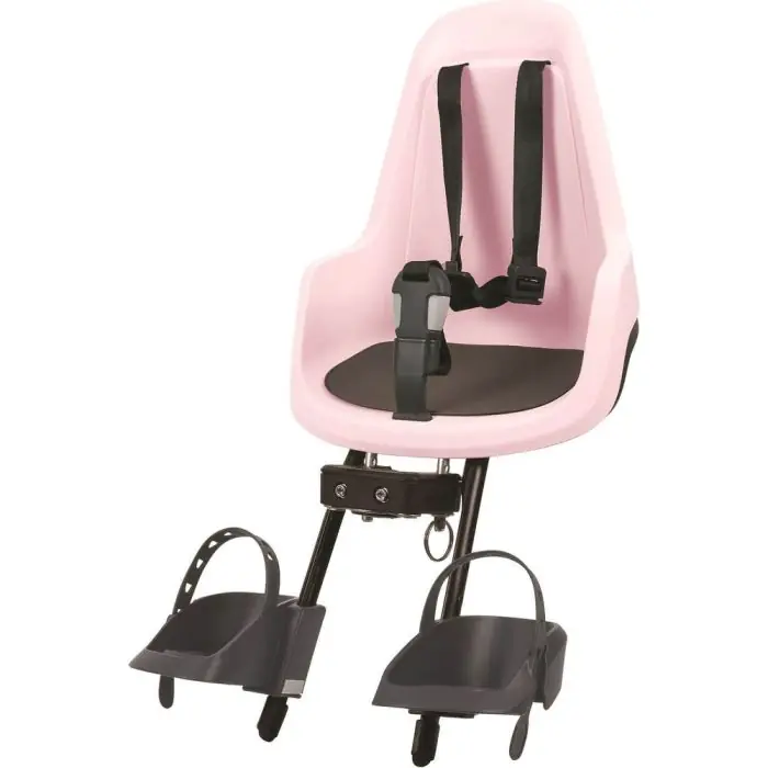 Bobike Go Mini Voorzitje Cotton Candy Pink - Veilig en Stijlvol Fietszitje voor Kinderen Gecertificeerd