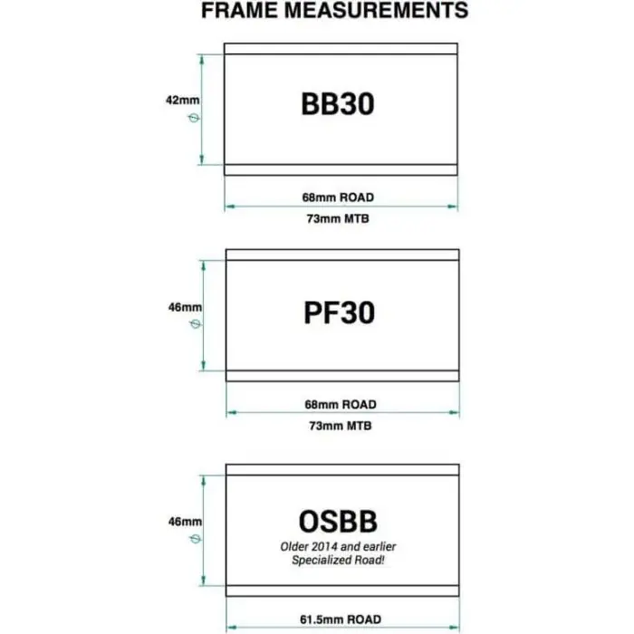 Gecertificeerd Praxis Trapas Adapter M24 Sram GXP BB30 PF30 Road 68mm