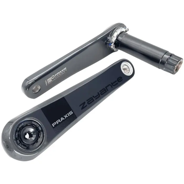 Bestel Nu Praxis Zayante Carbon M30 Crankstel 165mm - Lichtgewicht Wegfiets Crankset