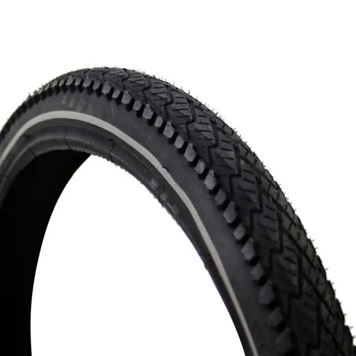 Deli buitenband 20x1.95 (50-406) SA-282 reflectie zwart Gecertificeerd