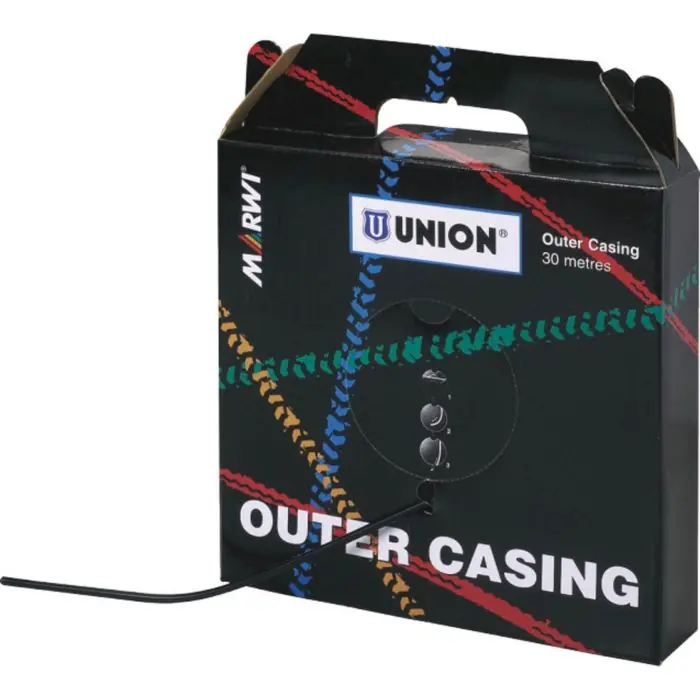 Union rol rem buitenkabel 5mm zwart (30m) Lage Kosten