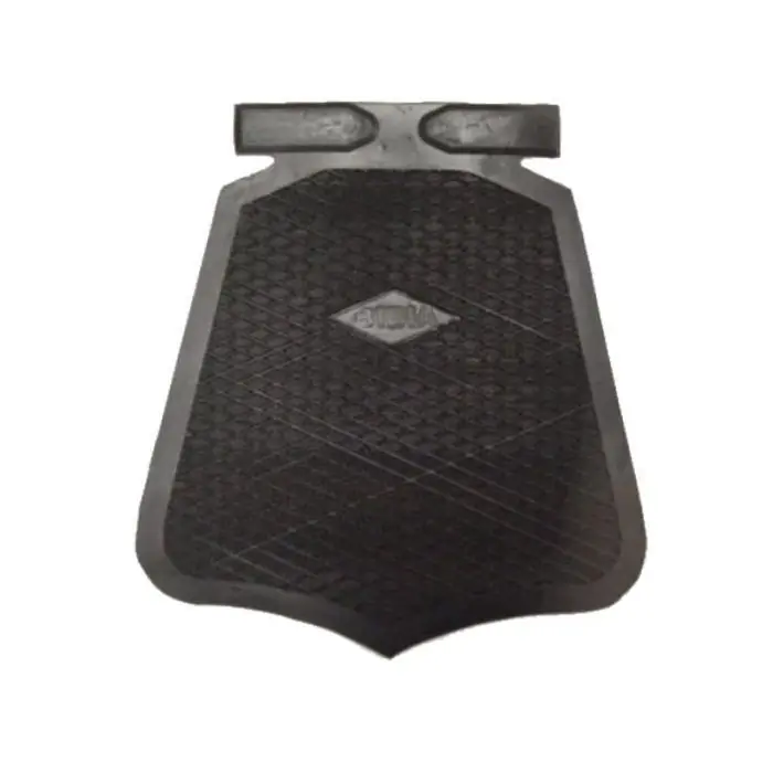 Bibia spatlap classic rubber ombuig zwart Direct Verzonden