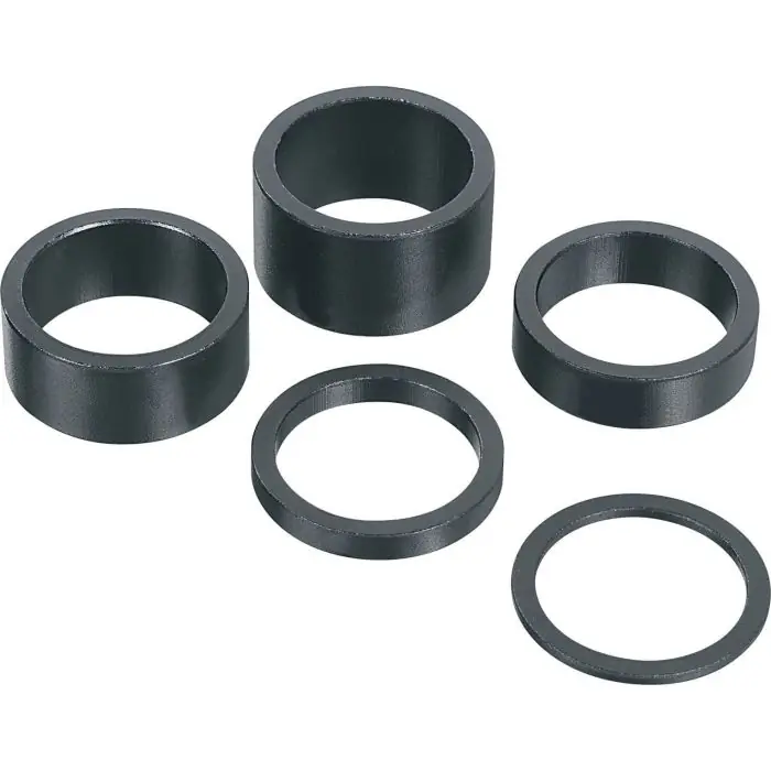 Superprijs Ergotec spacer 1 1/8 2mm zwart zand