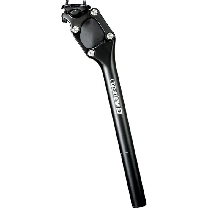 Superprijs Ergotec zadelpen parallellogram geveerd 31,6 x 350 mm zwart