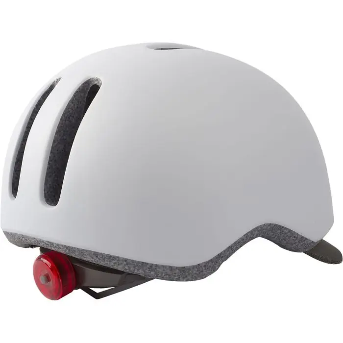 Alleen Vandaag Polisport Commuter fietshelm medium - mat wit/grijs