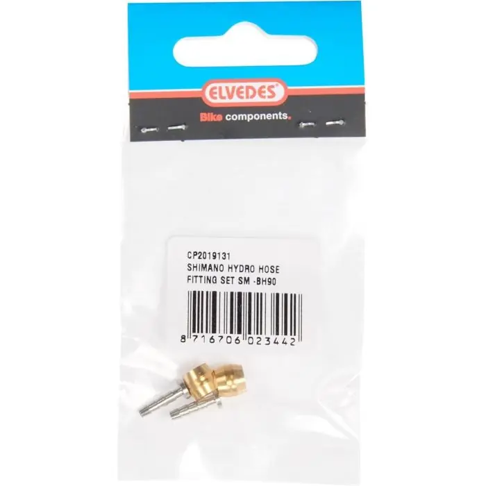 Elvedes Hydroslang Aansluitset Shimano SM-BH90 - Zilveren Messing Hydro Parts voor Schijfremmen Aanbieding