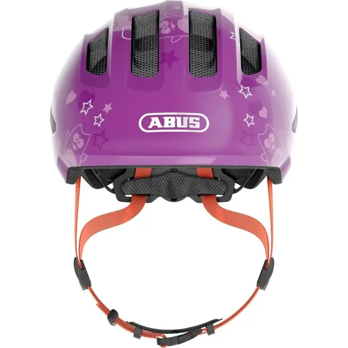 abus helm smiley 3.0 purple star (S 45-50cm) Actieprijs