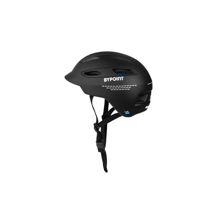 Express Levering Bypoint U-ERT FL Mat Zwart Fietshelm L 58-61cm - Veiligheid en Stijl voor Urban Fietsers