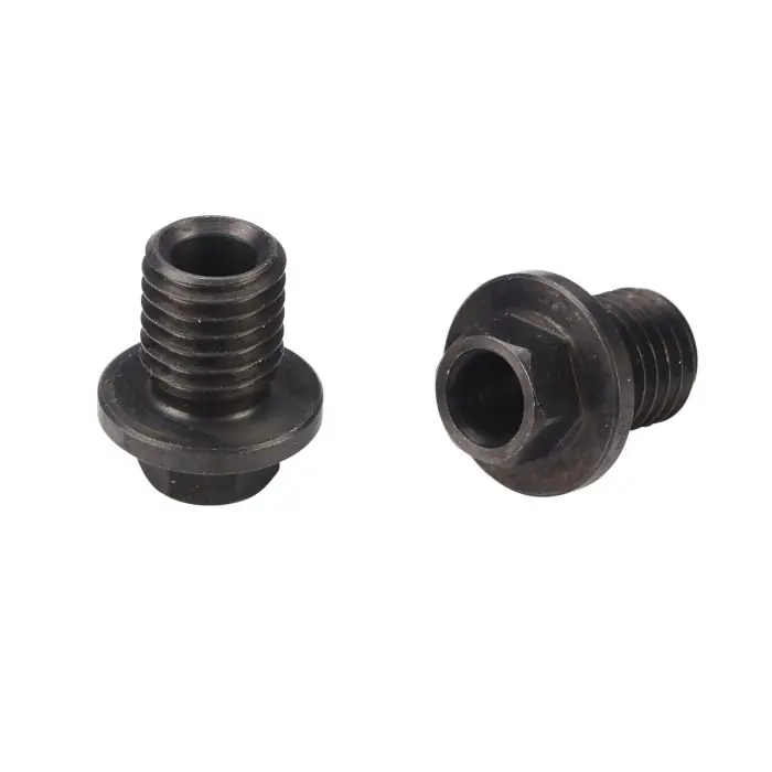 Weekendaanbieding Elvedes 2 Klembouten M9×1,25 voor Shimano - Zwart, Set van 2