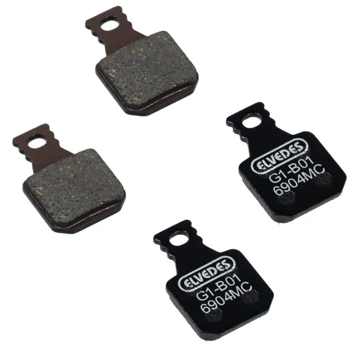 Aanbieding Elvedes Schijfremblok Magura MT5/MT7 - 2 Stuks Metallic Carbon