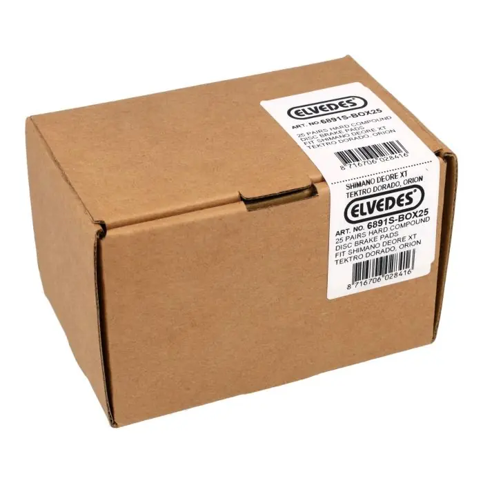 Gereduceerde Prijs Elvedes Schijfremblok Shimano BR-M810 Gesinterd - 25 Stuks Goudkleurig voor Optimale Slijtvastheid