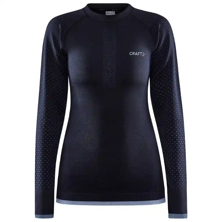 Craft ADV Warm Intensity dames ondershirt lange mouw - Black Must-Have