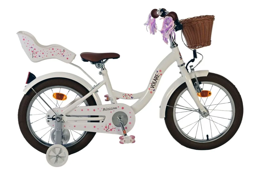 Tijdelijk Beschikbaar Volare Blossom 16 inch Kinderfiets Wit Bikesland.nl