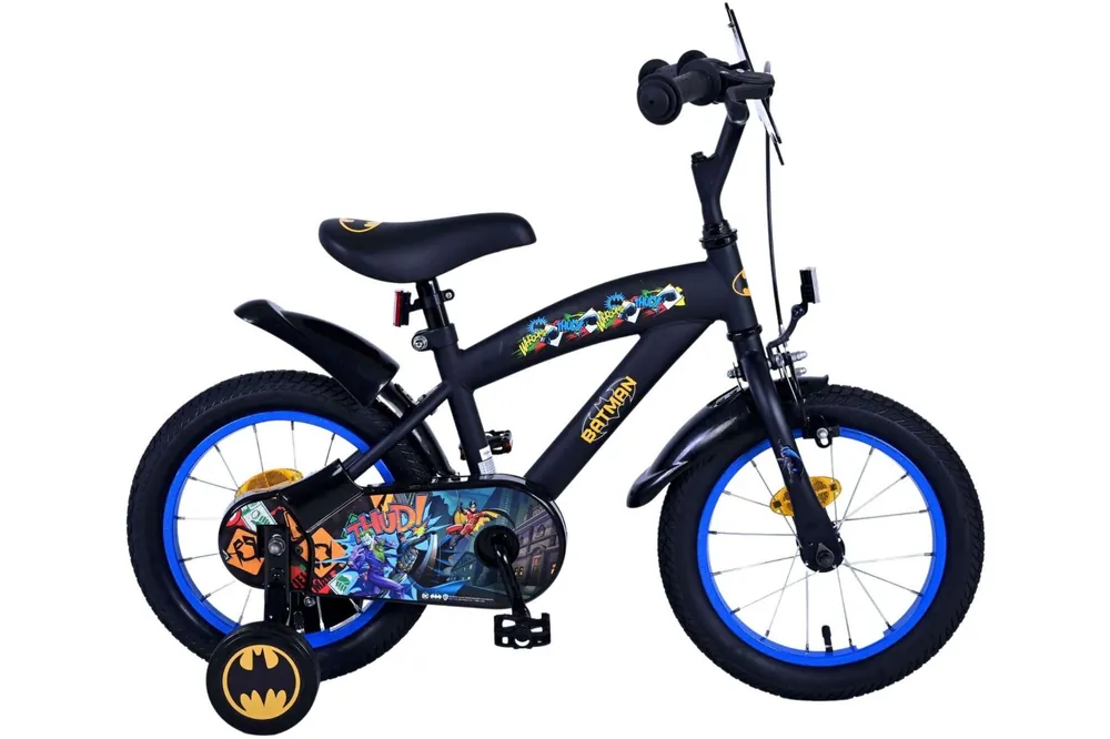 Superprijs Volare Batman Kinderfiets 14 inch Jongens Zwart Bikesland.nl
