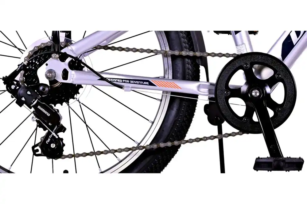 Volare Cross Kinderfiets 20 inch Zilver – 6 Speed Shimano Rechtstreeks Van De Fabrikant
