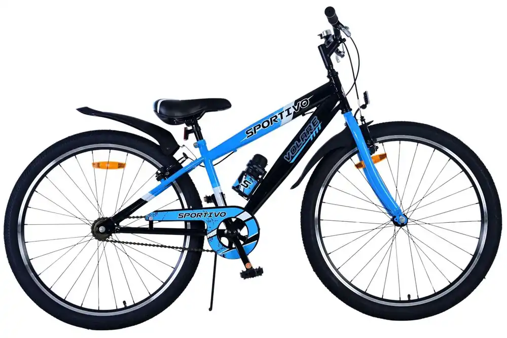 Lage Prijs Volare Sportivo 26 inch Kinderfiets – Blauw – Twee Handremmen Stoer & Veilig
