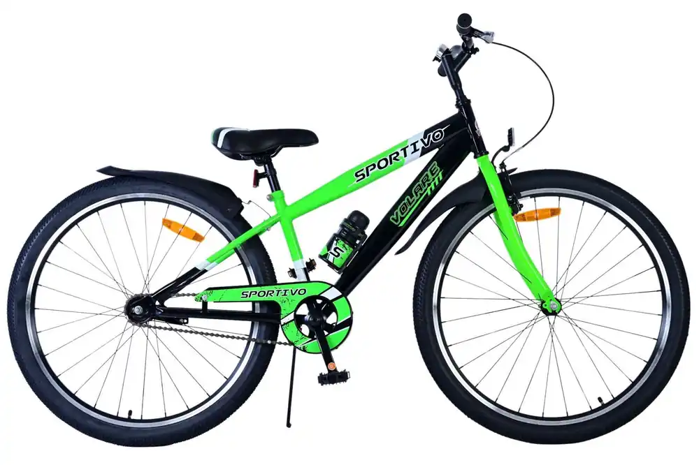 Volare Sportivo Kinderfiets 26 inch Groen – Jongensfiets zonder versnellingen Finale Uitverkoop