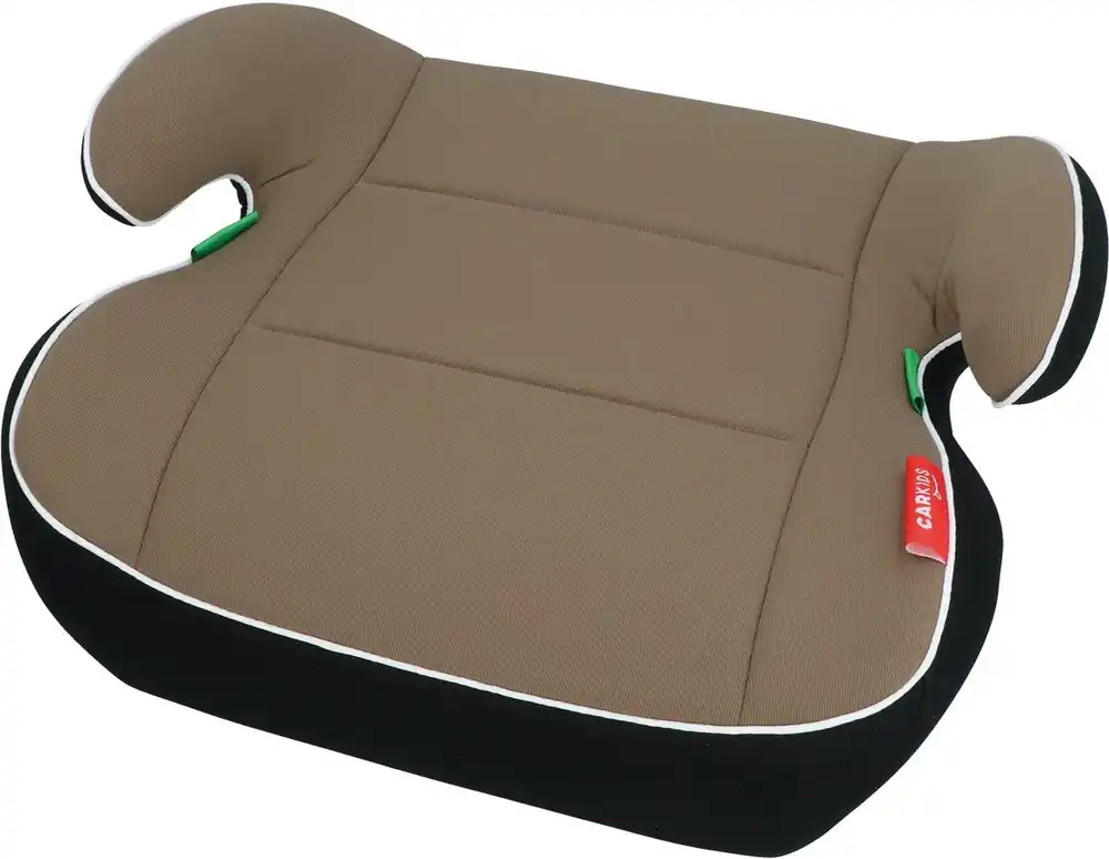 Exclusieve Aanbieding Carkids Sam I-Size Zitverhoger - Voor Kinderen 125-150cm - I-Size R-129 Norm - Flexibele Installatie - Taupe/Zwart
