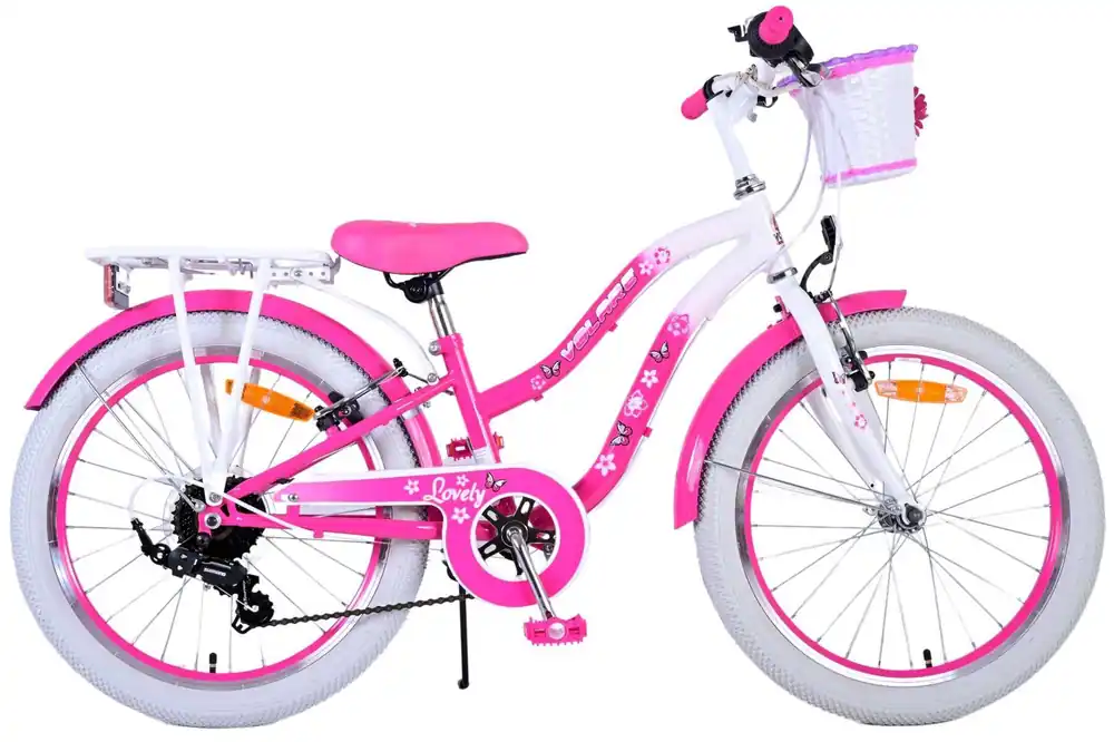 Volare Lovely Kinderfiets 20 inch – Meisjes – Roze – 7 Versnellingen Bestseller