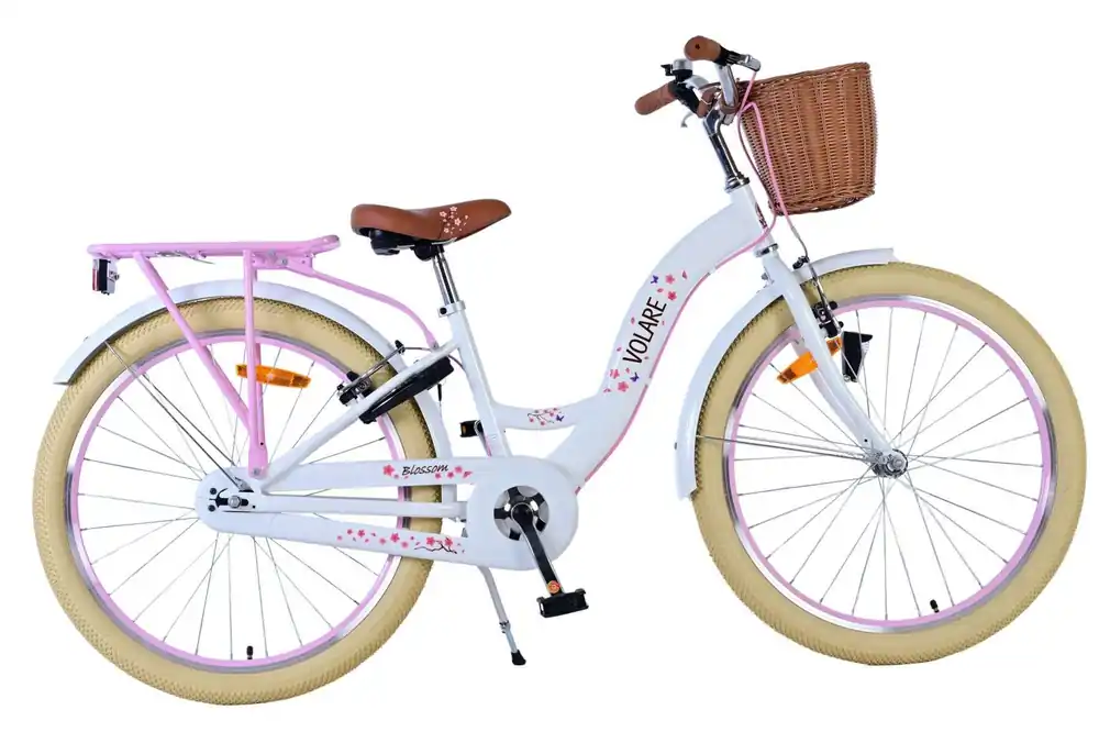 Volare Blossom Kinderfiets 24 inch Wit Bikesland.nl Exclusieve Aanbieding